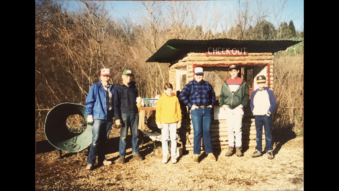 An earlier Christmas tree season with three generations of the Flinn family