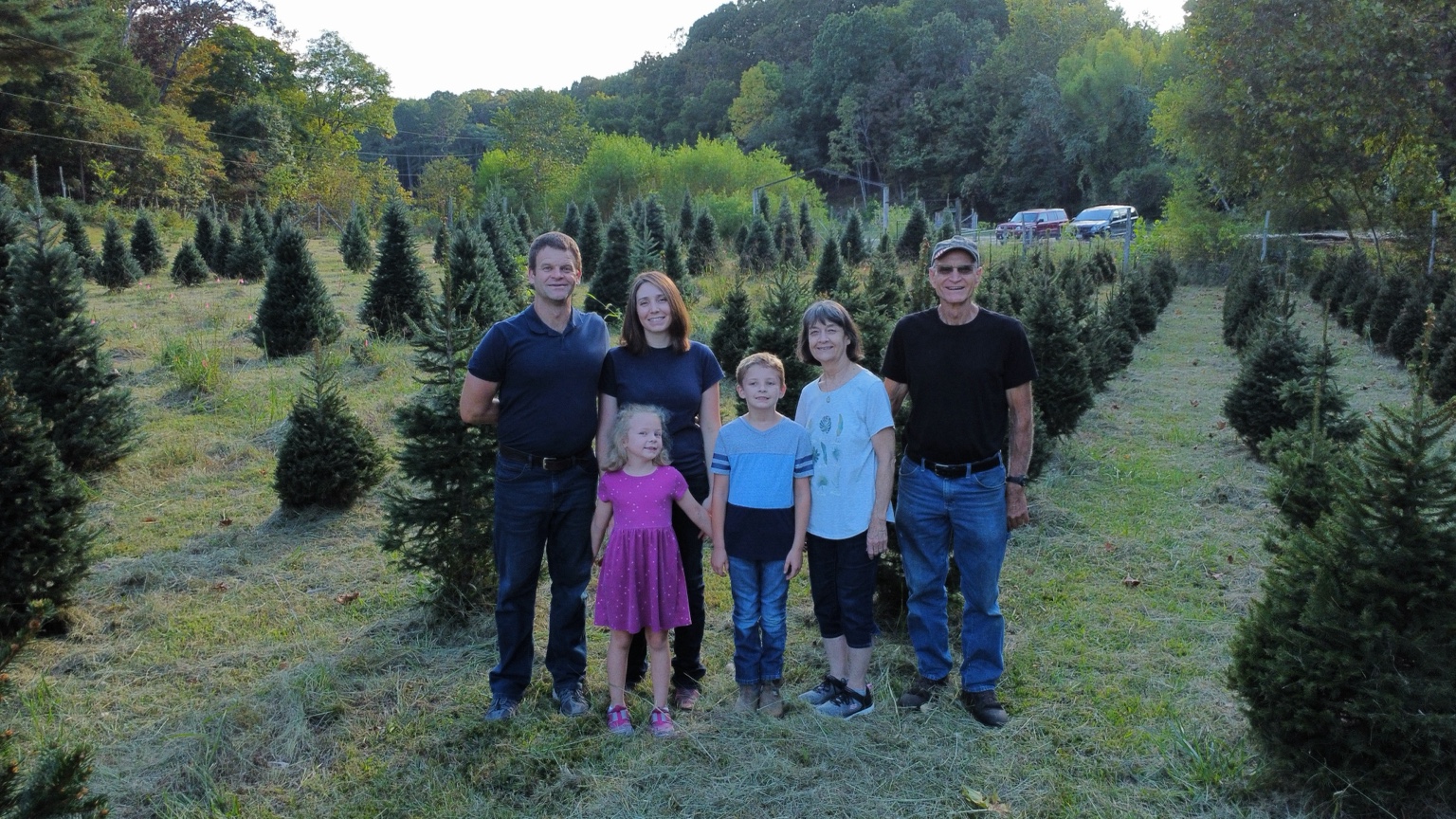 Don and Connie Flinn; Kyle and Julie Flinn; and Christian and Addie Flinn